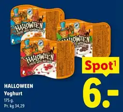Lidl Halloween Yoghurt tilbud