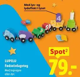 Lidl LUPILU Fødselsdagstog tilbud