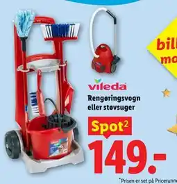 Lidl vileda Rengøringsvogn eller støvsuger tilbud