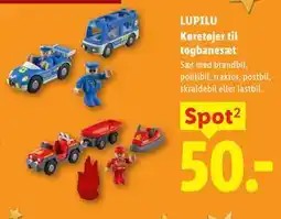 Lidl LUPILU Køretøjer til togbanesæt tilbud