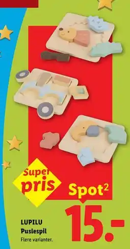 Lidl LUPILU Puslespil tilbud