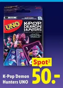 Lidl K-Pop Demon Hunters UNO tilbud