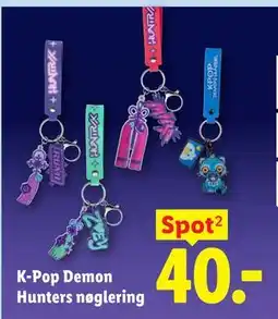 Lidl K-Pop Demon Hunters nøglering tilbud