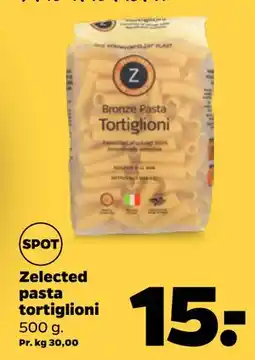 Netto Zelected pasta tortiglioni tilbud