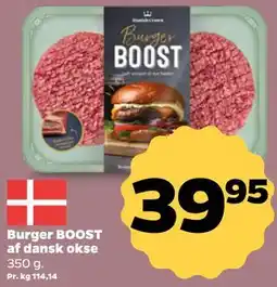Netto Burger BOOST af dansk okse tilbud