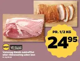 Netto Velsmag dansk nakkefilet eller ribbenssteg uden ben tilbud