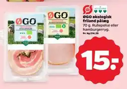 Netto ØGO økologisk friland pålæg tilbud