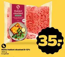Netto Netto hakket oksekød 8-12% tilbud