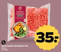 Netto Netto hakket oksekød 8-12% tilbud