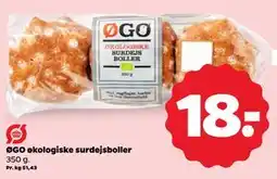 Netto ØGO økologiske surdejsboller tilbud