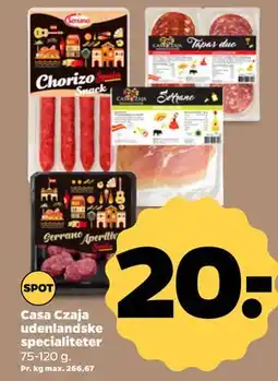 Netto Casa Czaja udenlandske specialiteter tilbud