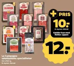 Netto La Campagna udenlandske specialiteter tilbud