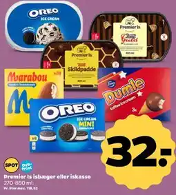 Netto Premier Is isbæger eller iskasse tilbud