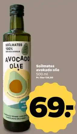 Netto Soilmates avokado olie tilbud