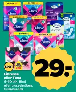 Netto Libresse eller Tena tilbud