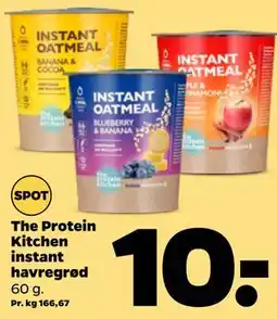Netto The Protein Kitchen instant havregrød tilbud