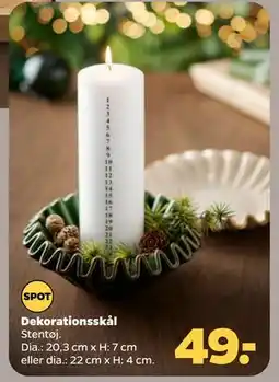 Netto Dekorationsskål tilbud