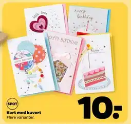 Netto Kort med kuvert tilbud