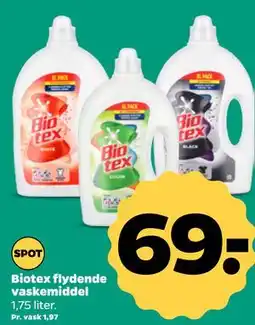Netto Biotex flydende vaskemiddel tilbud