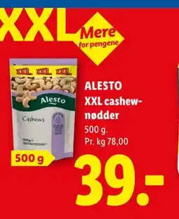 Lidl ALESTO XXL cashewnødder tilbud
