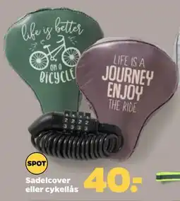 Netto Sadelcover eller cykellås tilbud