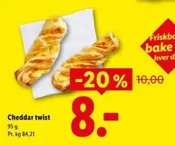 Lidl Cheddar twist tilbud