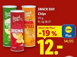 Lidl SNACK DAY Chips, App-pris tilbud