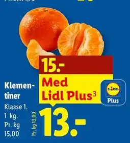 Lidl Klementiner tilbud