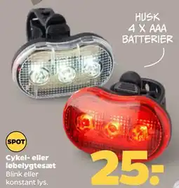 Netto Cykel- eller løbelygtesæt tilbud