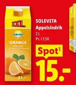 Lidl SOLEVITA Appelsindrik tilbud
