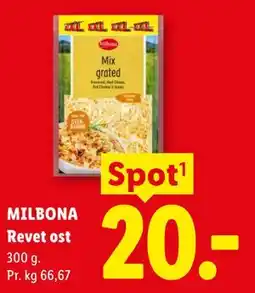 Lidl MILBONA Revet ost tilbud