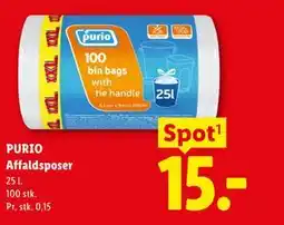 Lidl PURIO Affaldsposer tilbud