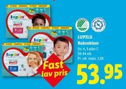 Lidl LUPILU Buksebleer tilbud