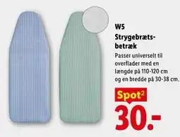 Lidl W5 Strygebrætsbetræk tilbud