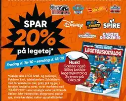 Bilka Legetøj tilbud