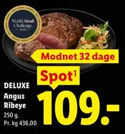 Lidl DELUXE Angus Ribeye tilbud