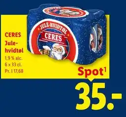 Lidl CERES Julehvidtøl tilbud