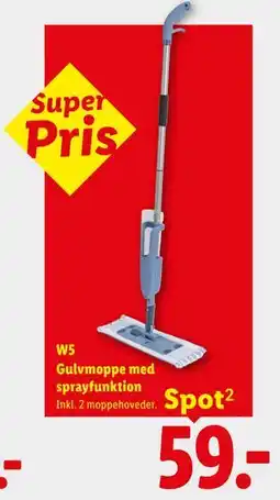Lidl Gulvmoppe med sprayfunktion tilbud
