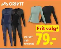 Lidl CRIVIT Skiundertøj tilbud
