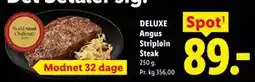 Lidl DELUXE Angus Striploin Steak tilbud