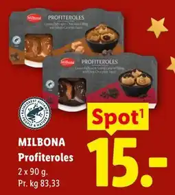 Lidl MILBONA Profiteroles tilbud