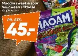 Bilka Maoam sweet & sour halloween slikpose tilbud