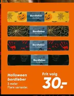 Bilka Halloween bordløber tilbud