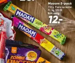 Bilka Maoam 5-pack tilbud