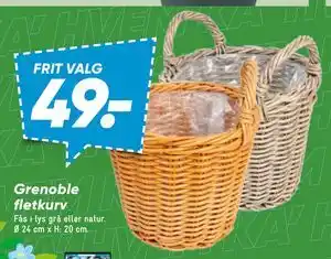 Bilka Grenoble fletkurv tilbud