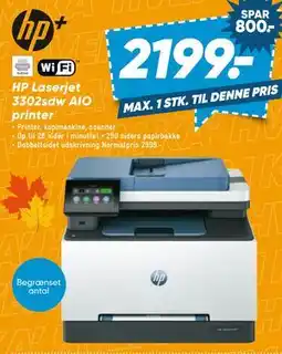Bilka HP Laserjet 3302sdw AIO printer tilbud