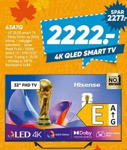 Bilka HISENSE 43A7Q tilbud