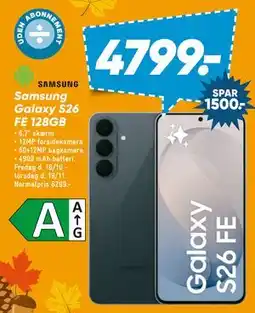Bilka Samsung Galaxy S26 FE 128GB tilbud