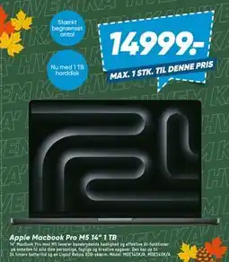 Bilka Apple Macbook Pro M5 14” 1 TB tilbud