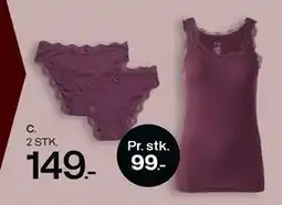 Bilka Undertrøje eller 2-pak trusser tilbud